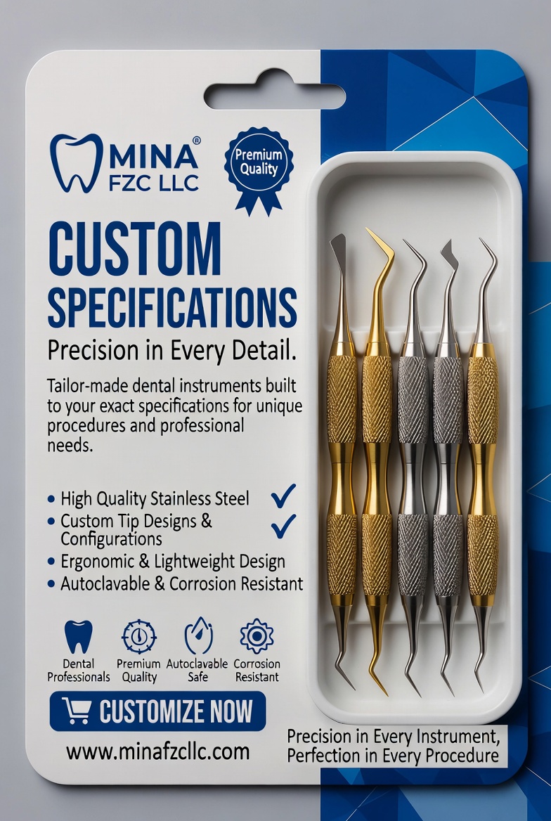 Custom specification dental instruments made to order